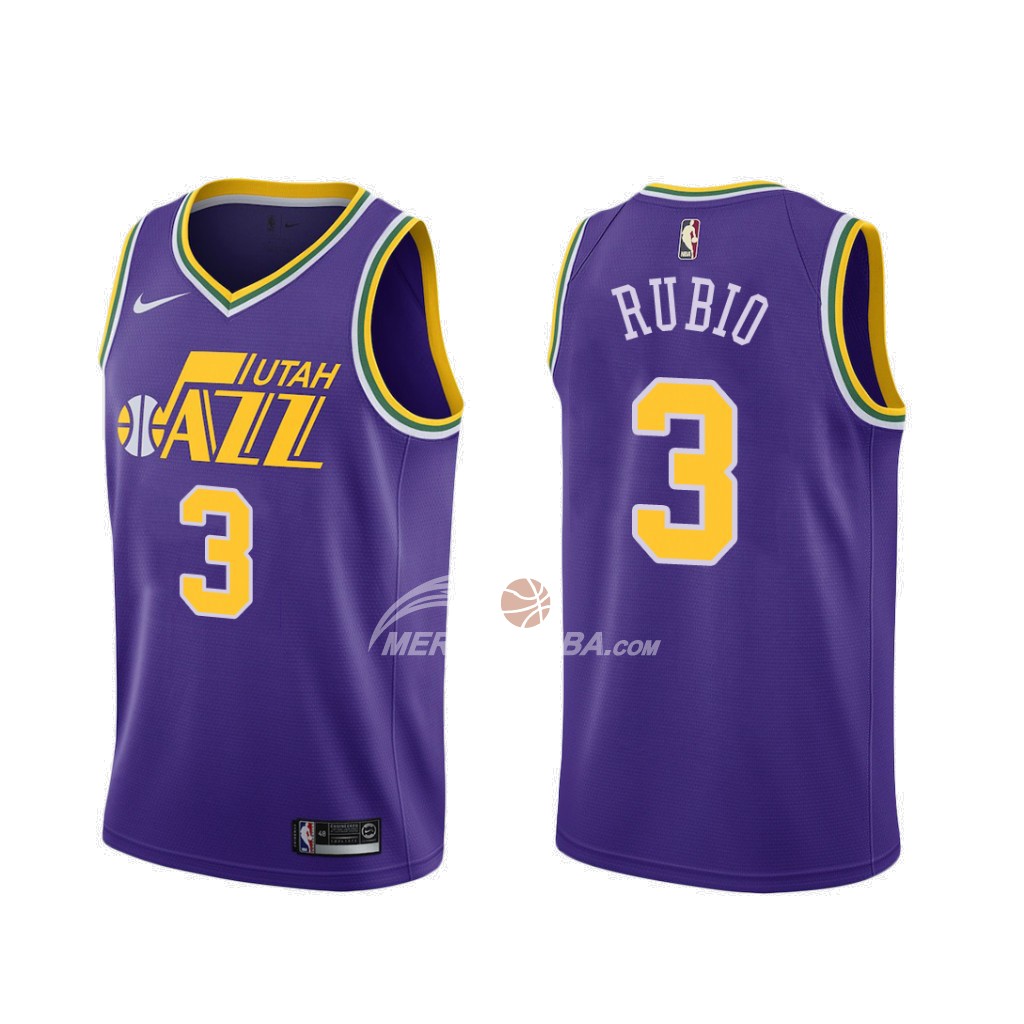 Maglia Utah Jazz Ricky Rubio Classic 2018-19 Viola